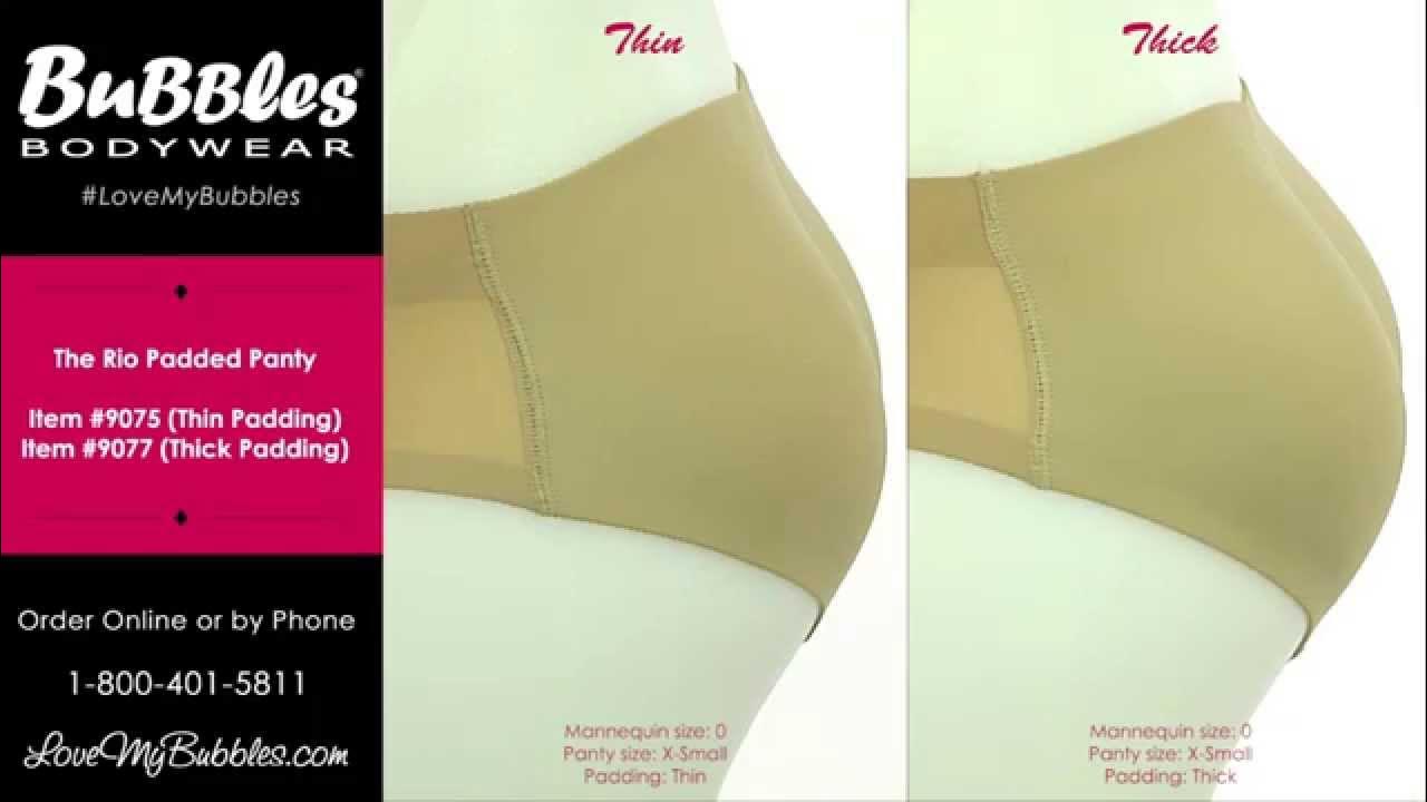 The RIO Padded Panty with Built-in Booty Padding 