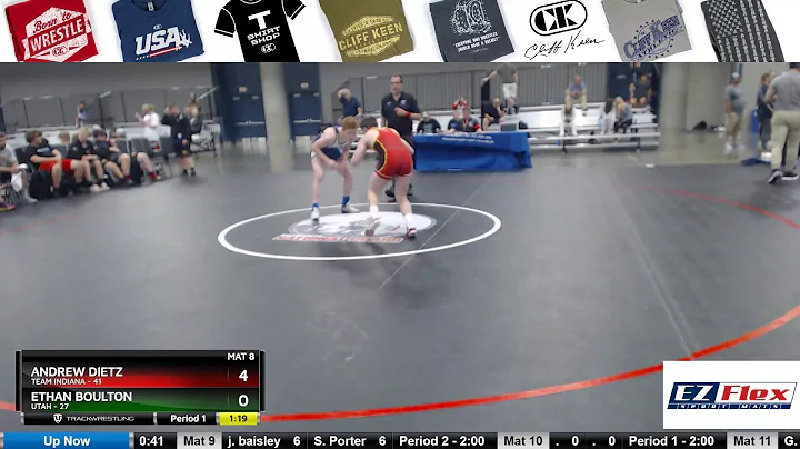 Mat 8 120 Andrew Dietz Team Indiana Vs Ethan BOULT...