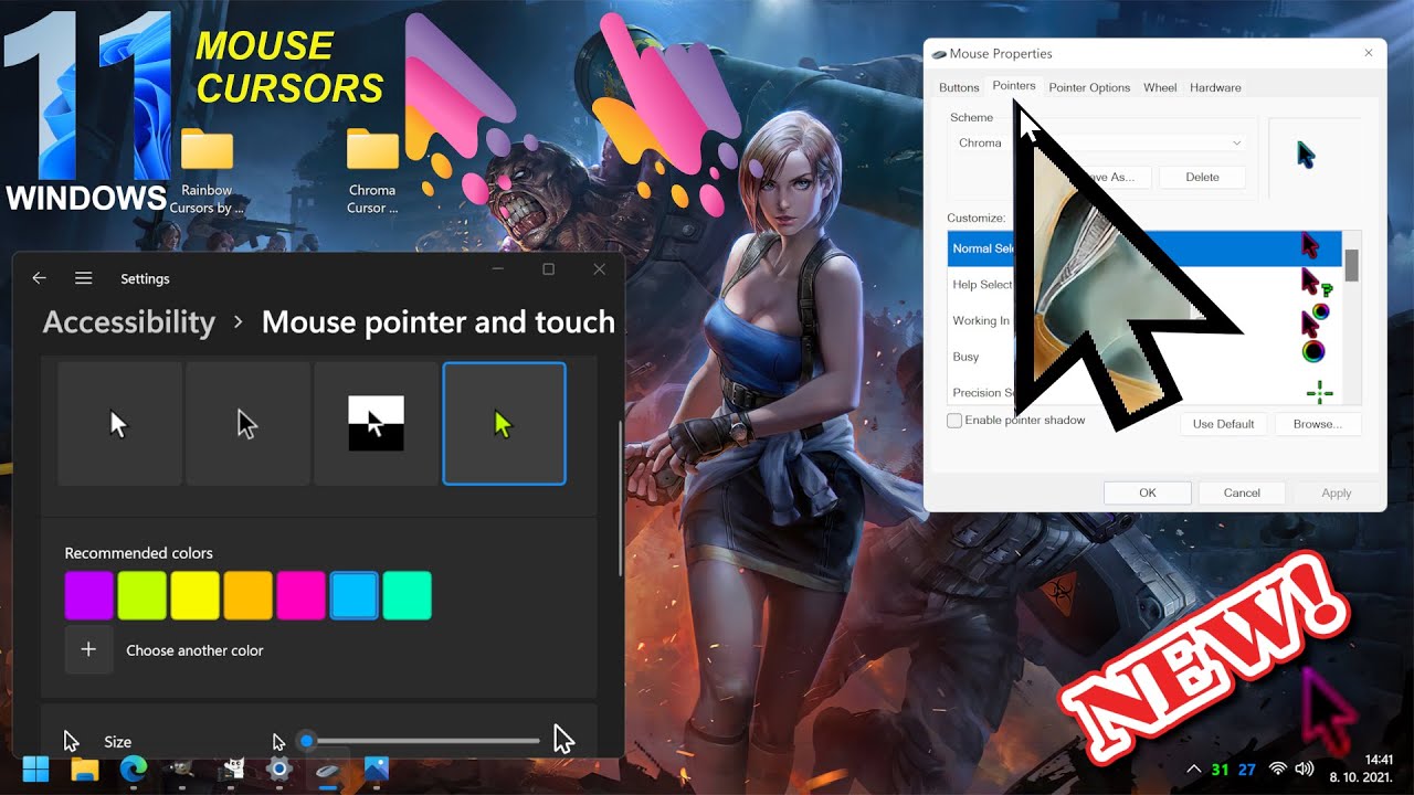 How to leave the RGB MOUSE CURSOR 