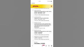 shipping from China to American Amazon warehouse by DHL