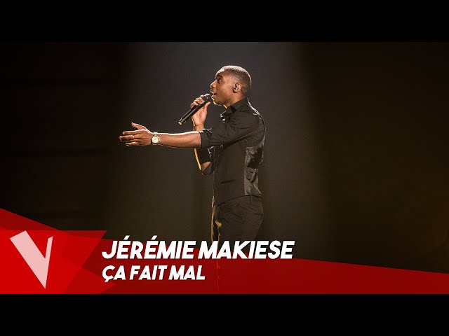 Christophe Maé – 'Ça fait mal' ● Jérémie Makiese | Lives | The Voice Belgique Saison 9 class=