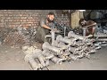 Manufacturing process of water hand pumps in a huge factory