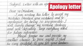 Apology Letter for mistake ||  Apology Letter to company || How to write apology letter screenshot 5