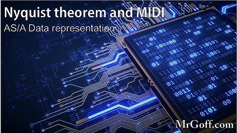 A level Computer Science: Nyquist theorem & MIDI