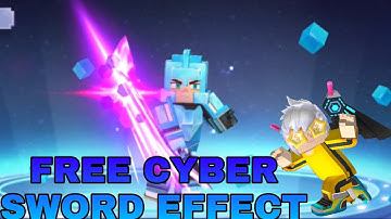 Free cyber sword effect Trick Bedwars (Blockman go)