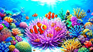 The Best 4K Aquarium - Dive Into The Mesmerizing Underwater Realm, Sea Jellyfish, Coral Reefs