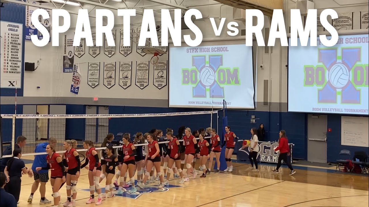 Stfx Rams Spartans vs STFX Rams l Senior High Girls Volleyball Game 2025 - YouTube