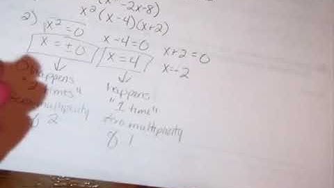 Algebra II   5 2 Polynomials Linear Factors and Zeros Video 3