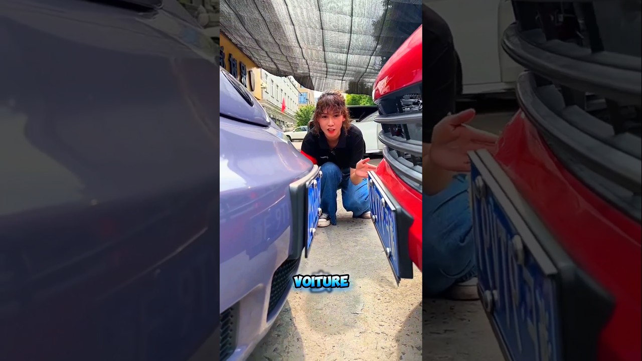 Il a percuté ma voiture… juste pour me faire cette surprise ! 😱🚗❤️~#shorts