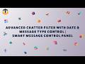 Odoo Module for Advanced Chatter Filter with Date &amp; Message Type Control Smart Message Control Panel