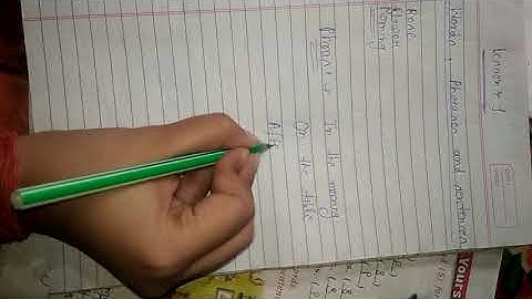 Class - 4 Sub - English Grammar lesson - 1 ( words, phrases and sentences)