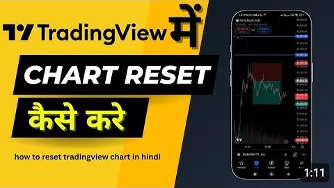 How To Reset 💥TradingView Chart 🔥To Default🎯 Layout✅
