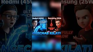 Redmi note 14 5G vs Samsung galaxy A17 5G - Baterai #redmi #samsung #shorts #fyp