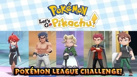🏆 Elite Four & Champion Battles + Ending Scene | Pokémon Let’s Go Pikachu (First Challenge)