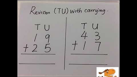 (TU) Revision -Addition with carrying