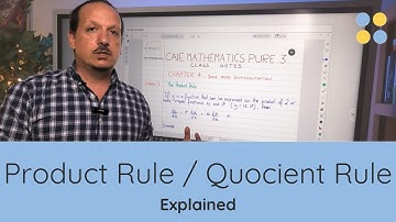 CAIE A-Level Mathematics 9709 | Product Rule and Quocient Rule Explained