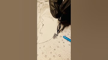Here’s how I layer using stippling on my art #ink #stippling #drawing