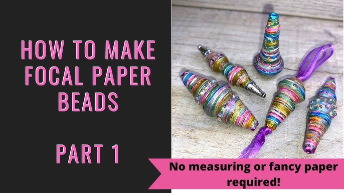 Make a paper scoring tool from a pen  Scoring tool, Paper beads template,  Paper art tutorial