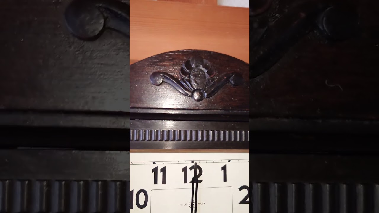 精工舎 宮型ゼンマイ振り子掛け時計 - YouTube