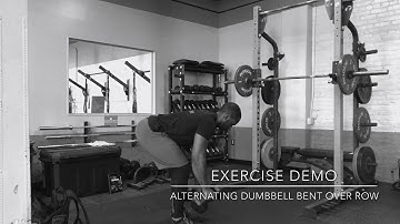 Alternating Dumbbell Bent Over Row Demo