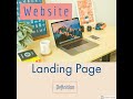 landing page definition | landing page for website | landing page of website