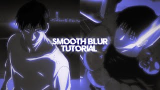 SMOOTH BLUR TRANSITION TUTORIAL - ALIGHT MOTION