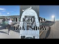 Cessna flight to ft myers boat show the pattern was full