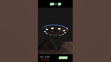UFO 3D Vol.2 #shorts #blender #aliens