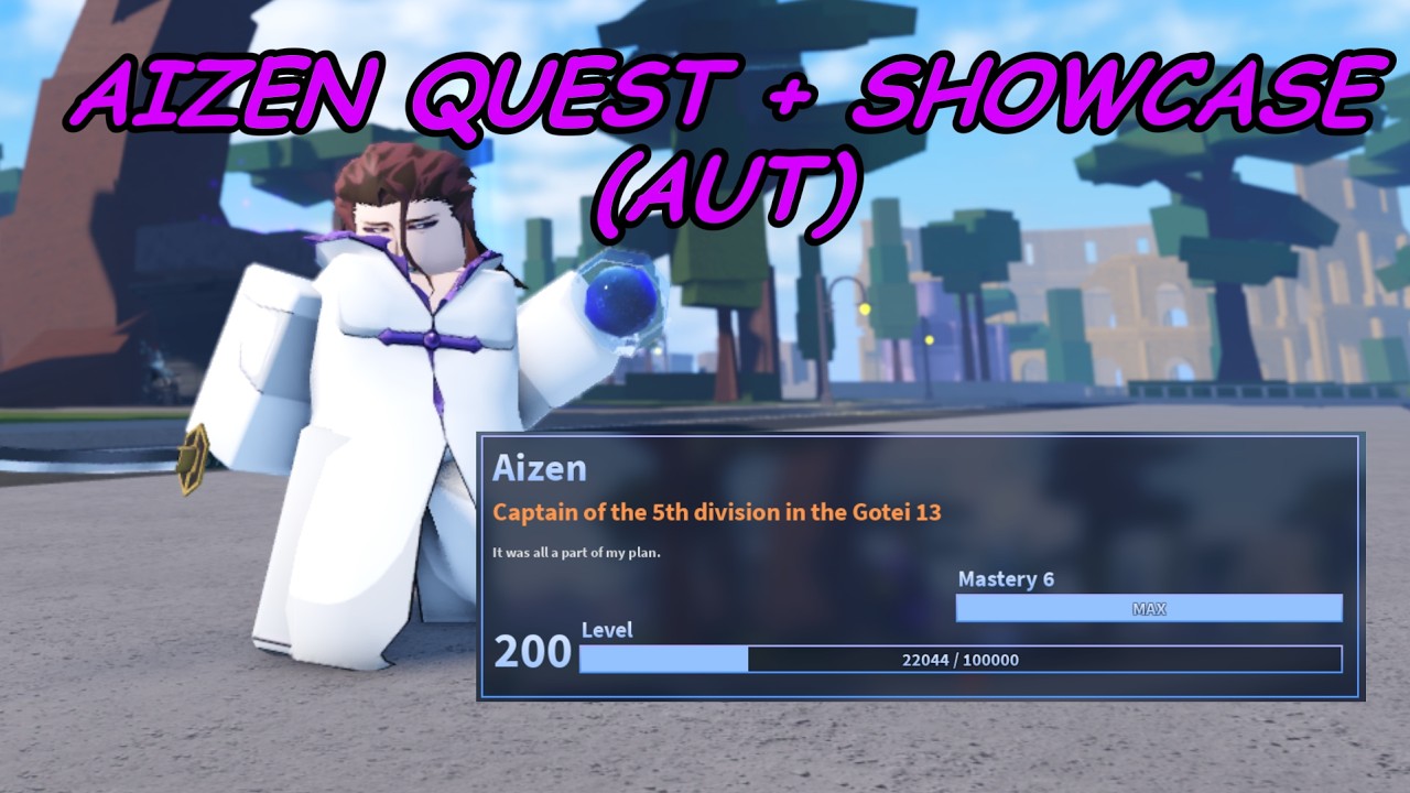 [AUT] Aizen Showcase + Obtainment - YouTube