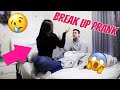 BREAK UP prank on GIRLFRIEND!! (Gone wrong) **not clickbait**