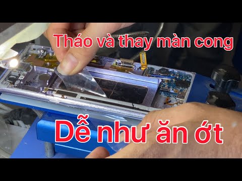 Video cách tháo lưng và thay màn hình cong samsung an toàn... - youtube