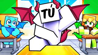 TU Entras en Una ESCUELA de SOLO DRAGONES en Minecraft