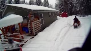 Snowmobile Chase no copy right music