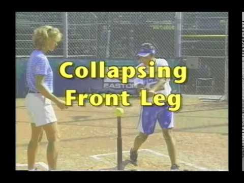 Softball Hitting & How To Fix A Collapsing Front Leg