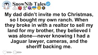 Details My dad didn’t invite me to Christmas, so I bought my own ranch. When they broke in with a realtor to News