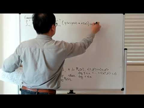 Gaussian Quadrature -