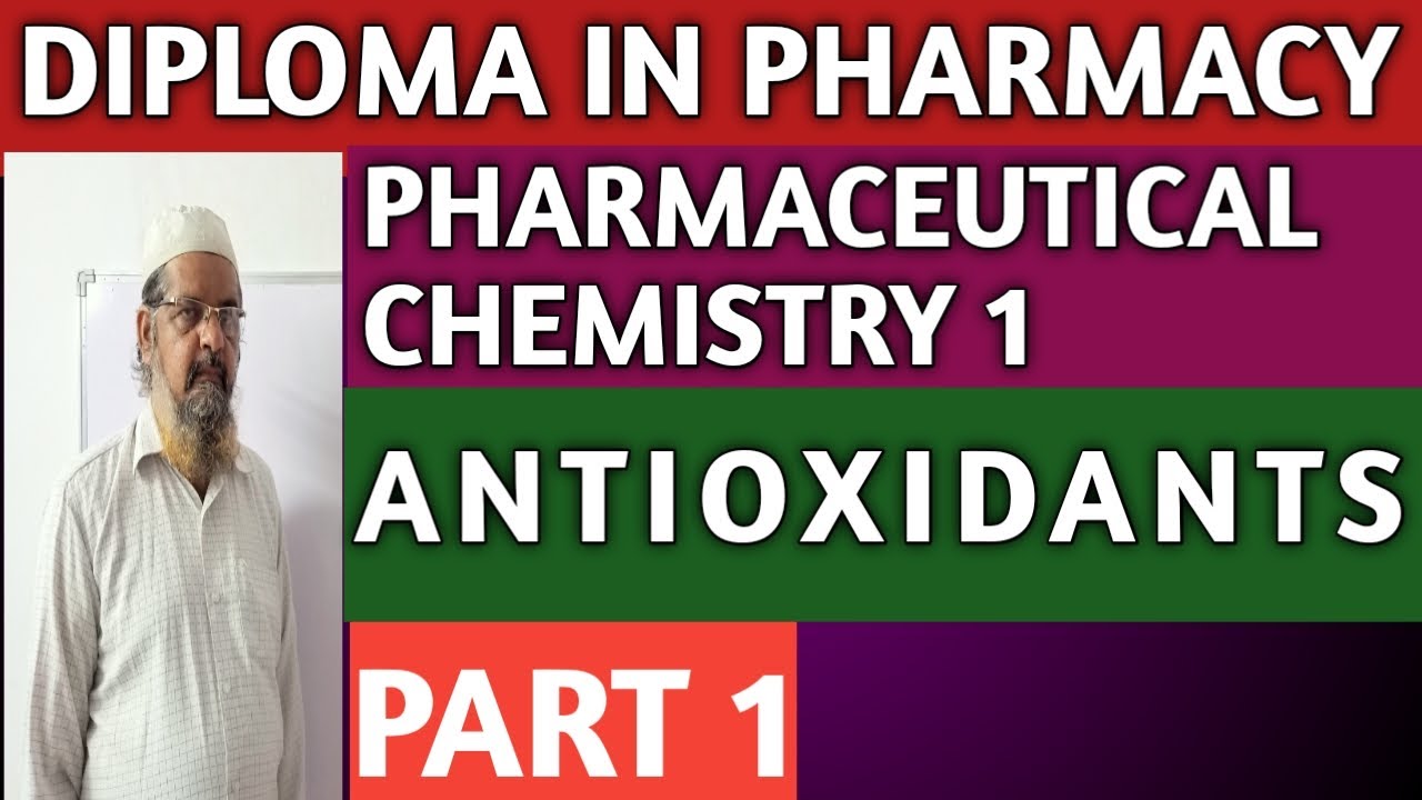pharmaceutical chemistry 1 antioxidants part 1 YouTube