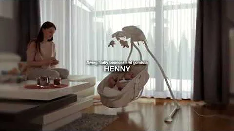 Baby swing Lionelo Henny