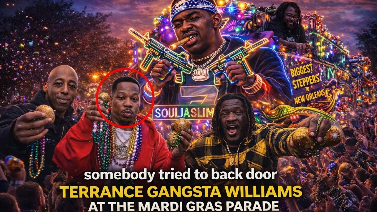 SOMEBODY TRIED TO BACK DOOR TERRANCE GANGSTA WILLIAMS AT THE MARDI GRAS PARADE