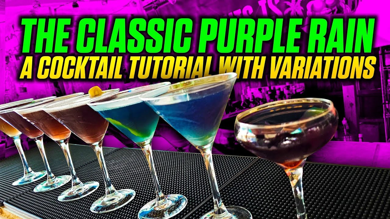 The Classic Purple Rain Cocktail Recipe The Ultimate Cocktail Tutorial