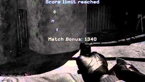 MW3 AON Jump Knife 180 Straight Up Final Killcam on Hardhat