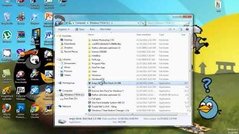 Angry Birds Skin Pack for Windows 7 Free