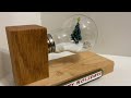 Christmas tree in a Light Bulb.  Diorama / Resin Art 🎄 LIGHTS UP