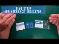 Time Strip - time indicator  / expiration/ maintenance require indicator for water filtration system