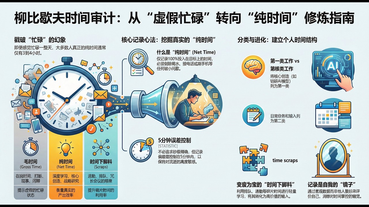 30日读书计划的第一天，我们是从柳比歇夫的时间审计法开始。柳比歇夫的时间审计法帮助他在一生中完成了众多的项目。