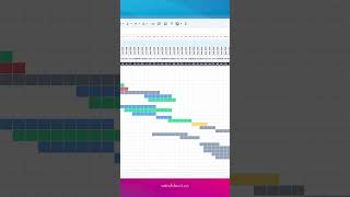 Automated Project Gantt Chart Spreadsheet 📊 Google Sheets Task Timeline Tracker Template #exceltips