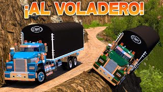 ¡CAMION FULL CARGADO SE VA AL VOLADERO! | American Truck Simulator