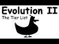 Casually explained evolution ii  the tier list