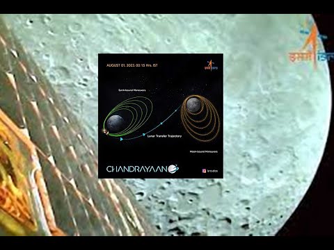 First images of the moon captured by ISRO&#39;s Chandrayaan 3