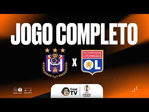 (SOM AMBIENTE) JOGO COMPLETO: ANDERLECHT X LYON | EUROPA LEAGUE 2026 | 1ª RODADA